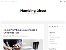 Tablet Screenshot of plumbingdirect.net